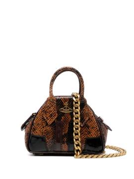 Vivienne Westwood Yasmine Mini-Tasche mit Kette - Braun von Vivienne Westwood