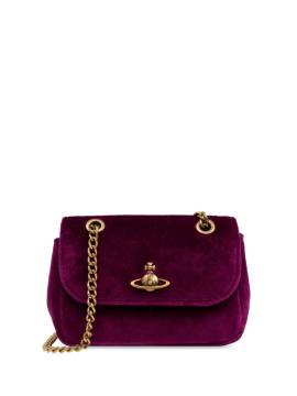 Vivienne Westwood Schultertasche aus Samt - Violett von Vivienne Westwood