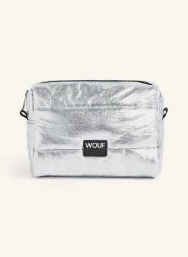 Wouf Kosmetiktasche Glossy silber von WOUF