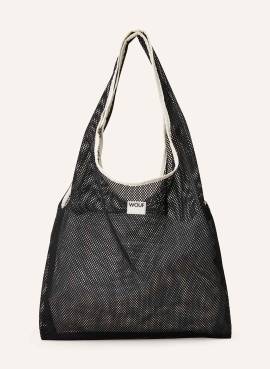 Wouf Shopper Onyx Aus Mesh schwarz von WOUF