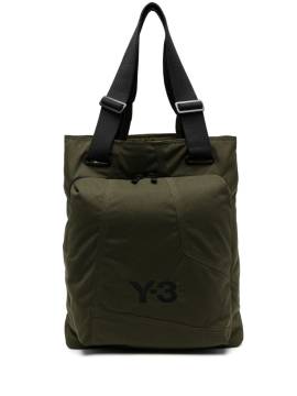 Y-3 Shopper mit Reißverschlusstasche - Grün von Y-3