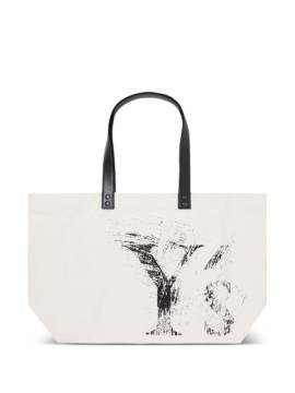 Y's Handtasche mit Logo-Print - Weiß von Y's