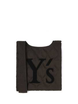 Y's Schultertasche mit Logo-Print - Grün von Y's