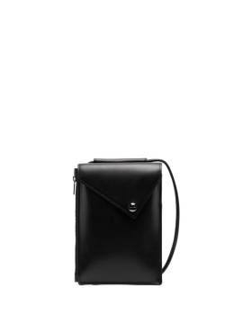 Yohji Yamamoto Handytasche mit Klappe - Schwarz von Yohji Yamamoto