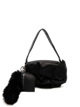 Yohji Yamamoto Mini-Tasche aus Leder - Schwarz von Yohji Yamamoto