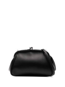 Yohji Yamamoto Mini-Tasche mit Logo-Prägung - Schwarz von Yohji Yamamoto