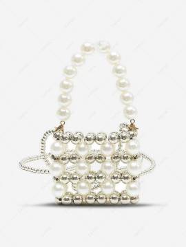 Handgemachte Künstliche Perle Perlen Mini Umhängetasche von ZAFUL