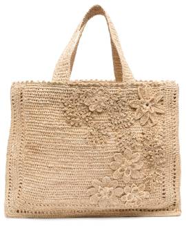 ZIMMERMANN Blumige Handtasche - Nude von ZIMMERMANN