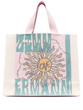 ZIMMERMANN Großer Jacquard-Shopper - Nude von ZIMMERMANN