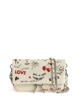 Zadig&Voltaire Rock Nano Love Tag Mini-Tasche - Nude von Zadig&Voltaire