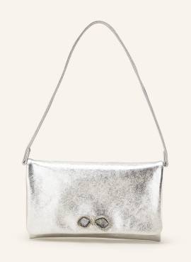 Abro Clutch Mit Schmucksteinen silber von abro