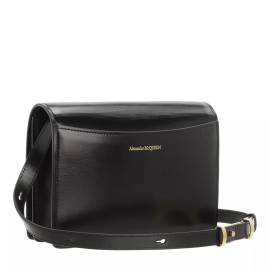 Alexander McQueen Crossbody Bags - The Four Ring Crossbody Bag Leather - Gr. unisize - in Schwarz - für Damen von alexander mcqueen