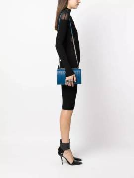 Alexander McQueen Shopper - The Four Ring Blue Shoulder Bag - Gr. unisize - in Blau - für Damen von alexander mcqueen