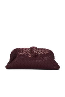 bottega veneta CLUTCH BOTTEGA VENETA in Barolo & Muse Brass - Burgundy. Size all. von bottega veneta