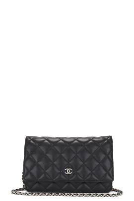 chanel PORTEMONNAIE MIT TRAGEKETTE CHANEL in Schwarz - Black. Size all. von chanel