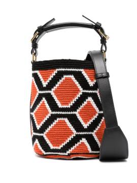 colville Kleine Hexagon Cylinder Tote Bag - Orange von colville