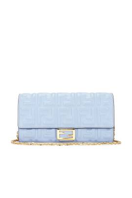 fendi PORTEMONNAIE MIT TRAGEKETTE FENDI in Blau - Blue. Size all. von fendi