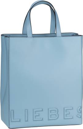 Liebeskind Berlin Paper Bag Logo M  in Blau (15.3 Liter), Handtasche von liebeskind berlin