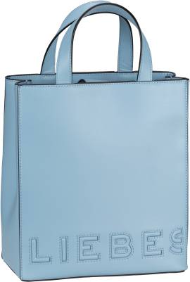 Liebeskind Berlin Paper Bag Logo S  in Blau (6.6 Liter), Handtasche von liebeskind berlin