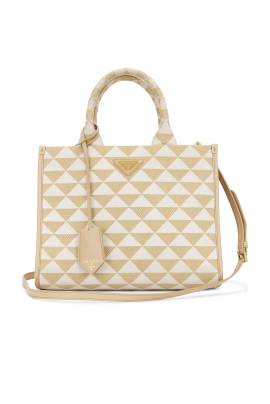 prada TOTE-BAG PRADA in Beige & White - Beige. Size all. von prada