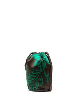 sacai Beuteltasche mit Blumen-Print - Braun von sacai