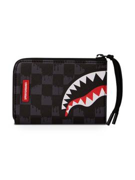 sprayground kid Drip Check Wallet - Schwarz von sprayground kid