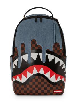 sprayground kid Rucksack mit Jeanseinsatz - Braun von sprayground kid