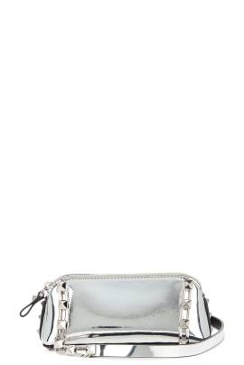 valentino garavani MINI-CLUTCH VALENTINO GARAVANI in Silber - Metallic Silver. Size all. von valentino garavani